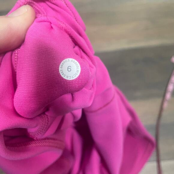 Lululemon Size 6 Align High Rise Crop Pants Leggings Pink Pull On Activewear - Picture 5 of 8